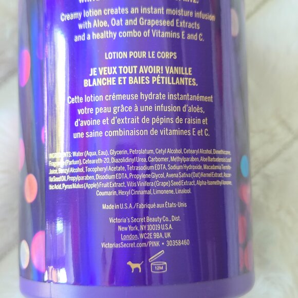 Victoria's Secret PINK All I Want Body Lotion Holiday Collection 16.9oz/500ml - Picture 8 of 9